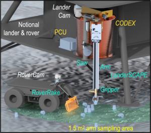 DIMPLE Lunar Lander/Rover Mockup