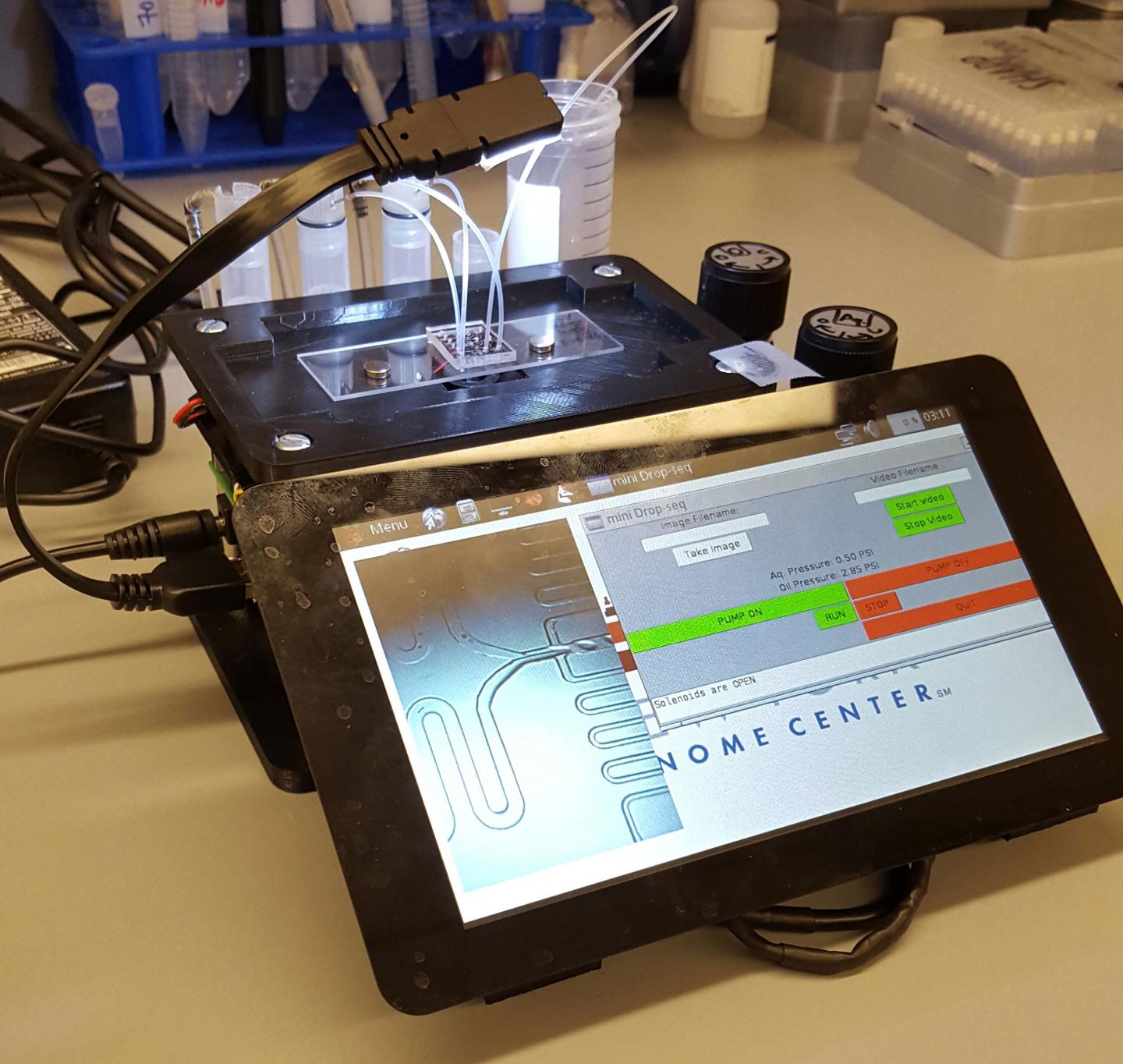 NYGC's Portable, Low-cost Microfluidic Device