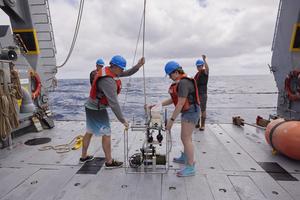 BATS team on BIOS’s research vessel Atlantic Explorer