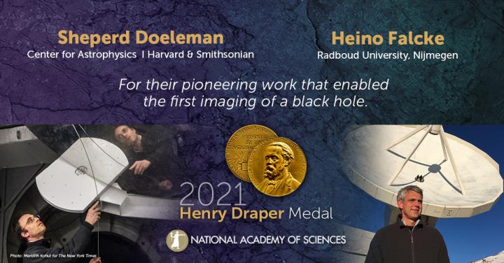 Henry Draper Medal for Heino Falcke and Shep Doeleman