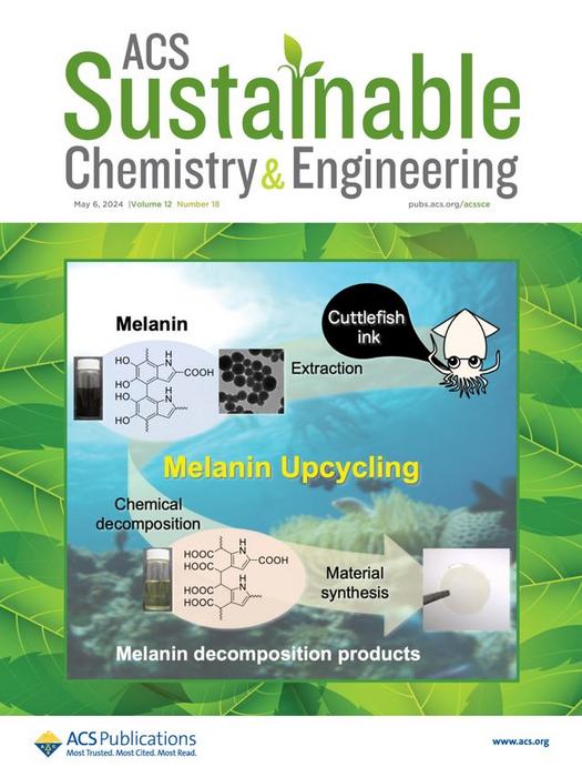 Producing polymeric materials from the decomposition products of natural melanin