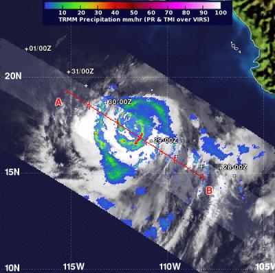 Heavy Rainfall in Hurricane Ileana