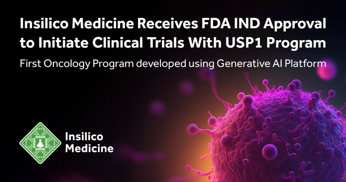 Novel AI-Designed USP1 Inhibitor Receives IND Approval