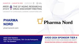 Announcing Pharma Nord as Tier 4 Sponsor of ARDD 2024