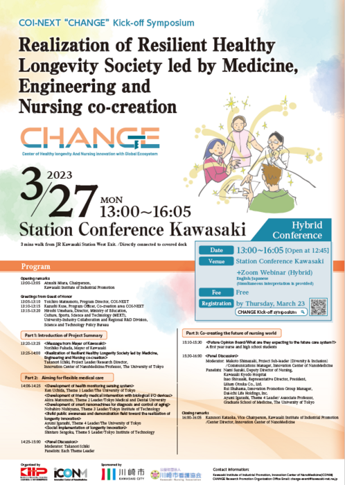 Launch Symposium for Project “CHANGE”