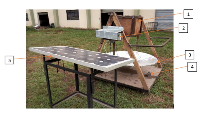 Set up of solar cooking system