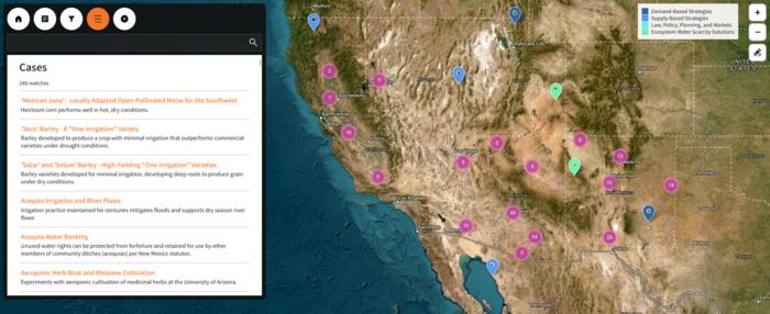 New interactive atlas of water scarcity solutions in the U.S. Southwest shares a library of case studies to help adapt to drought