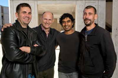 Emmanuel Nivet, Juan Carlos Izpisua Belmonte,  Leo Kurian, and Ignacio Sancho-Martinez