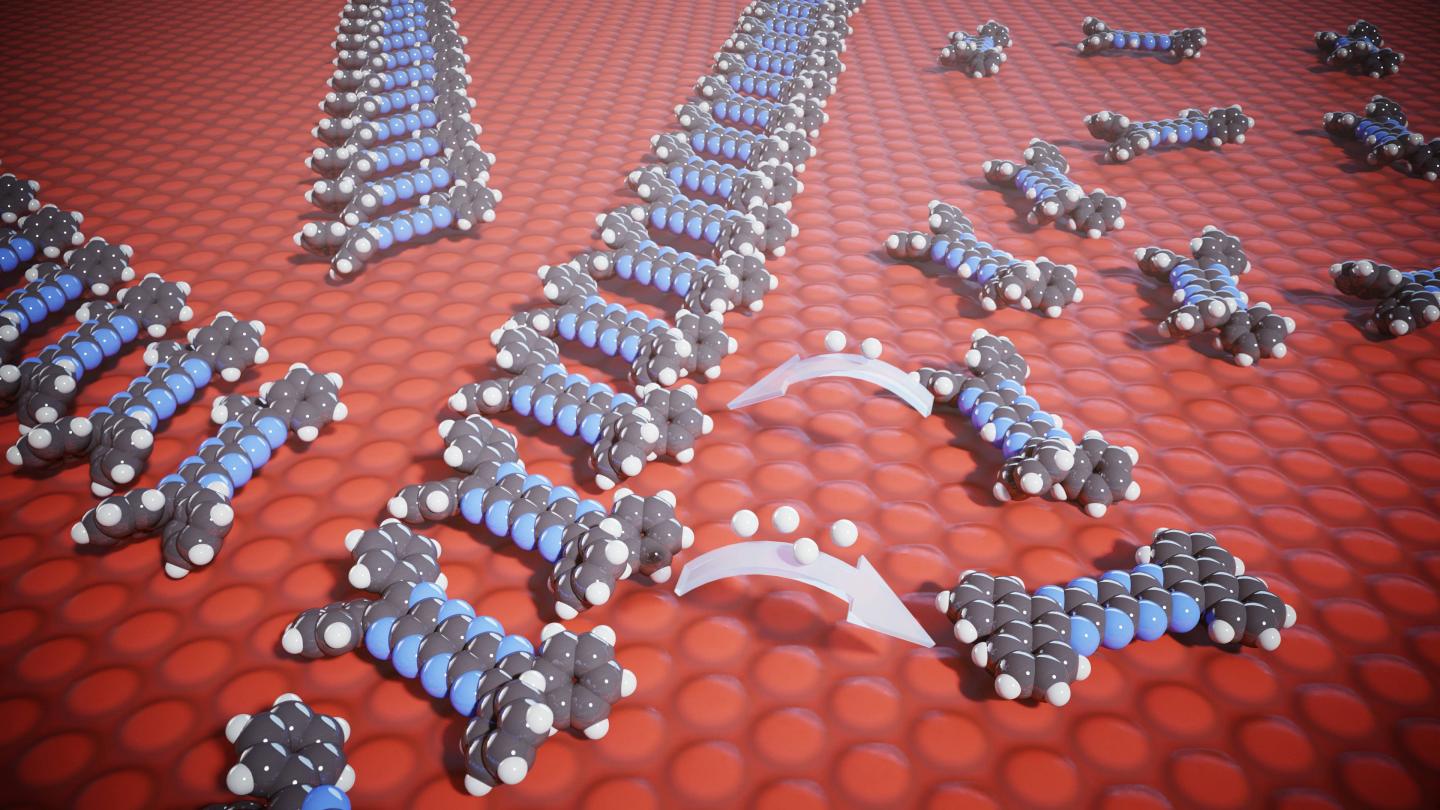 Pyrazinacenes can be reversibly oxidized and reduced.
