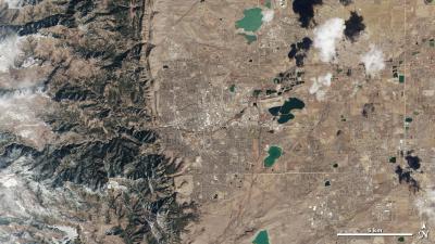 LDCM Image of the Area around Boulder, Colo.