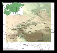 Silk Road Routes Study Area