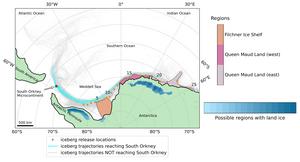 Position of South Orkney during the late Eocene