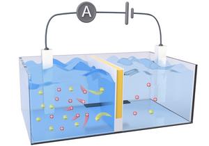 This salt battery harvests osmotic energy where the river meets the sea