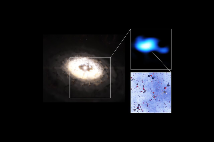 Dimethyl ether spotted in disc around IRS 48 star