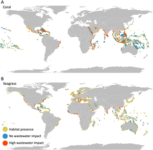 Fig 3. Expected impact of N on sensitive coastal habitats.