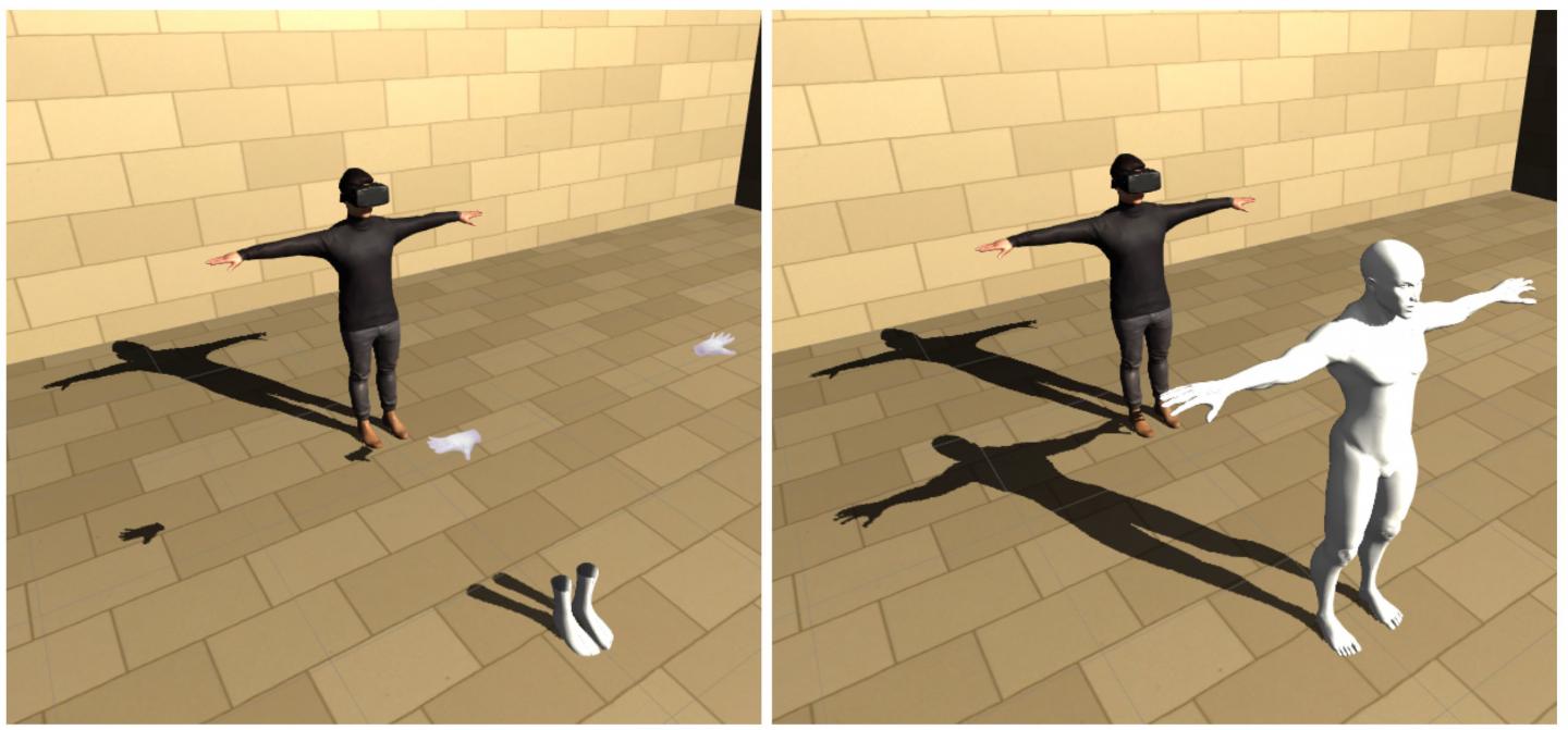 Schematic Image of a Participant with a Head-Mounted Display