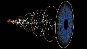 Lévy walk of pions in heavy-ion collisions