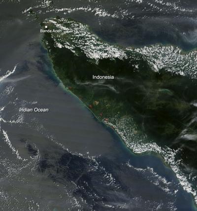 Fires in Northern Sumatra