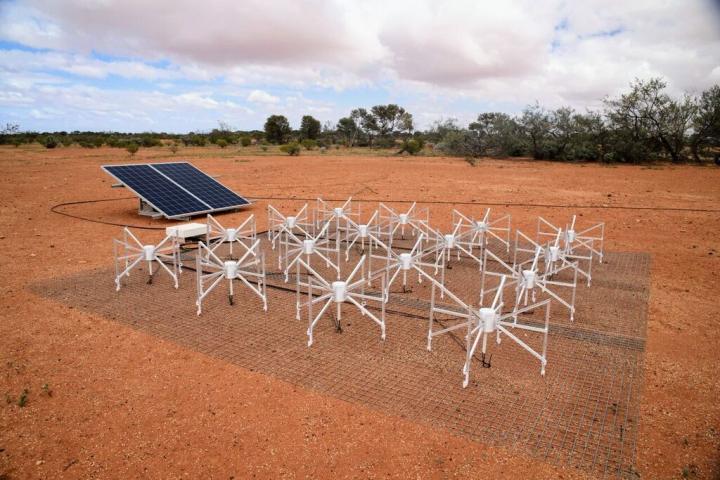 Antenna Unit of the Murchison Widefield Array (MWA) in Australia