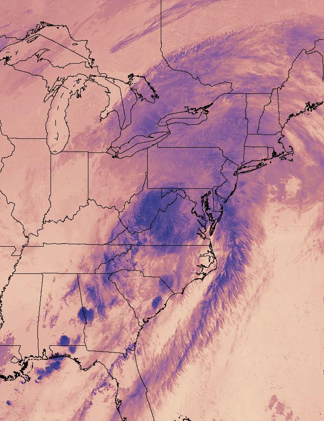 Suomi NPP Infrared Image of Nate