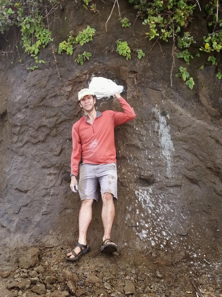 Jorge Velez-Juarbe with His Team's Discovery