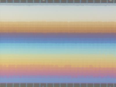 3-D Nanofluidic Device -- Color Bands