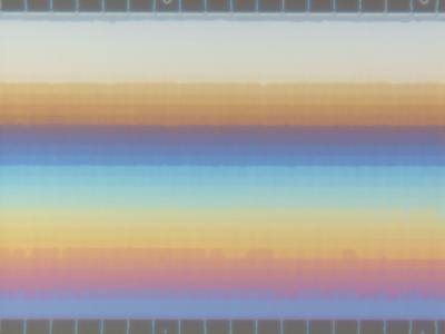 3-D Nanofluidic Device -- Color Bands