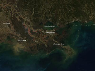Sugar Cane Fires in Louisiana