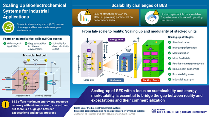 Scaling-up of bioelectrochemical systems for industrial applications.