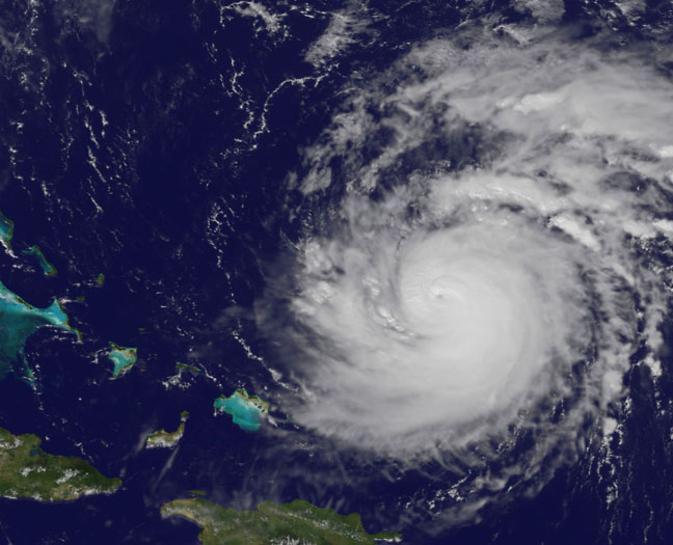Hurricane Gonzalo Seen by NOAA's GOES-East Satellite