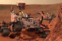 Rover Curiosity with LIBS