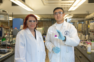 Professor Gisele Azimi and PhD candidate Jiakai (Kevin) Zhang