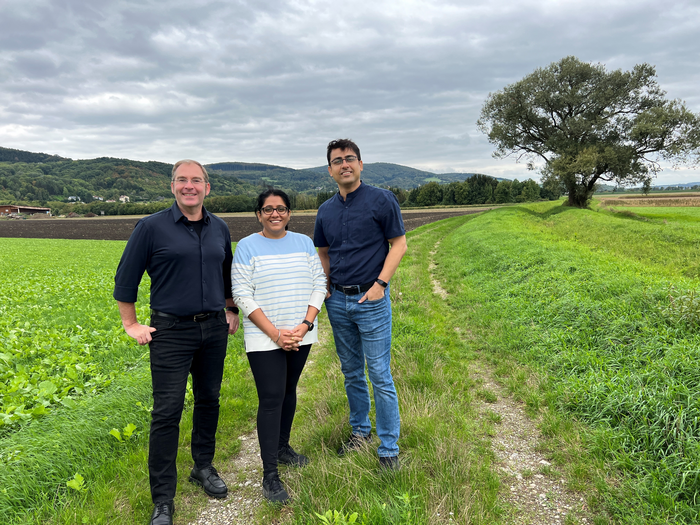 The viennese authors of the Study: f.l.t.r. Wolfram Weckwerth, Palak Chaturvedi and Arindam Ghatak