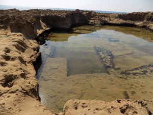 Slab quarrying near Xylophagou anchorage