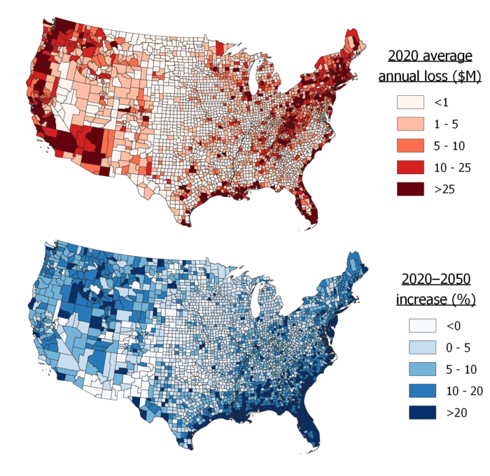 Pioneering research forecasts climate change set to send costs of flooding soaring