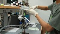 Filtering Water Samples for eDNA, Rockefeller University Lab