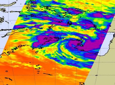 A NASA Infrared Look at Paul's Thunderstorms