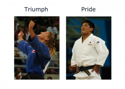 Comparison of Expressions of Triumph and Pride