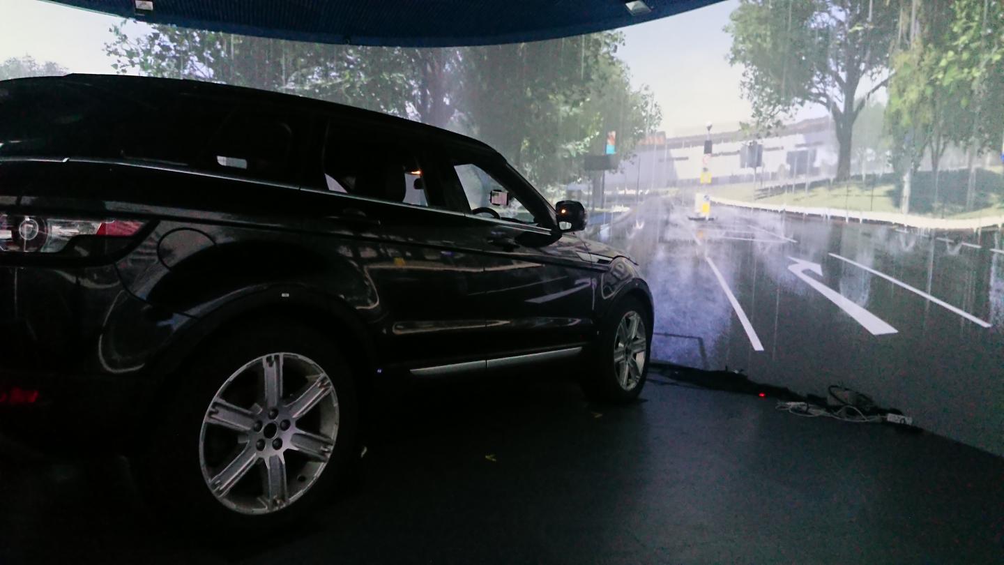 The WMG 3xD simulator, used to test the LiDAR sensors