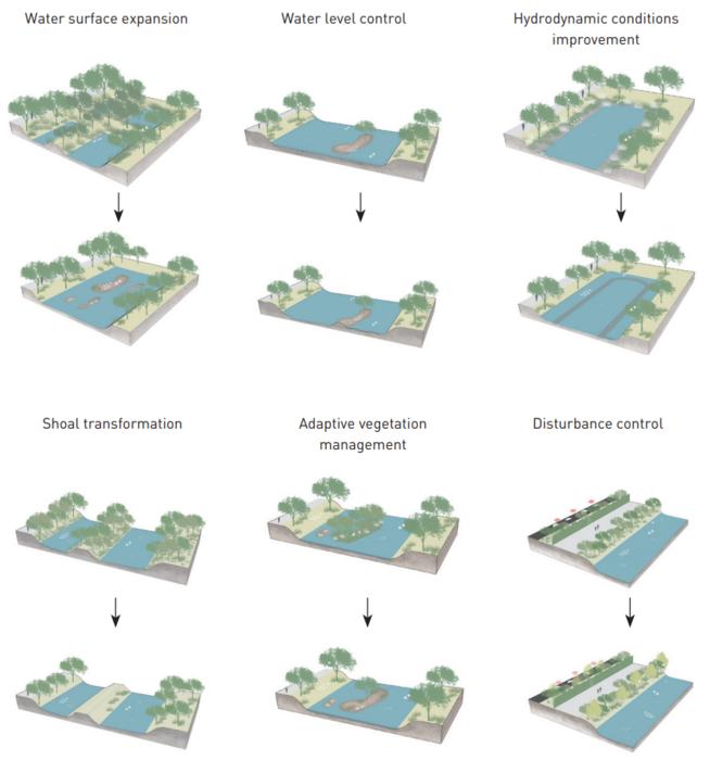 Six ecological restoration technical strategies