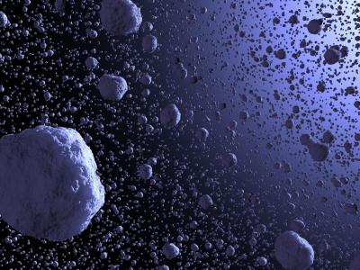 Aggregating Granular Gases in Space