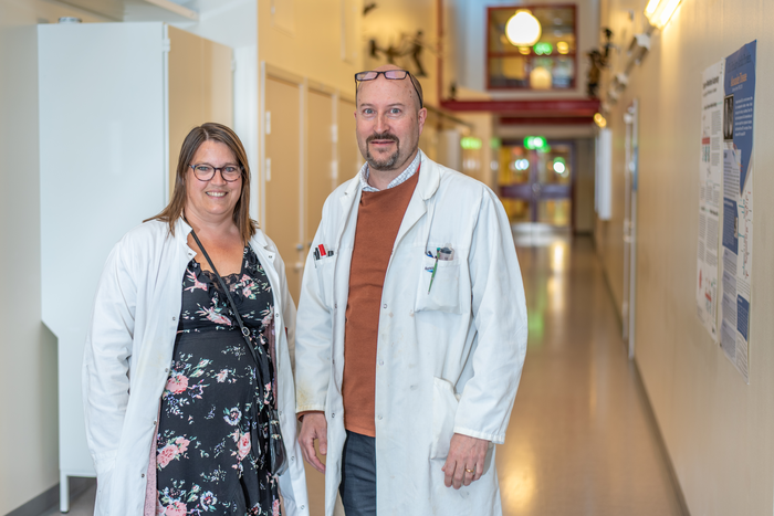 Sofie Nyström and Per Hammarström