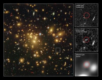 Hubble Early Universe Galaxy Image