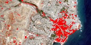 Areas of Heavy Erosion Following Storm Daniel in Libya Detected by Satellite