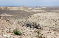 Rugged Gypsum Desert in Kazakhstan