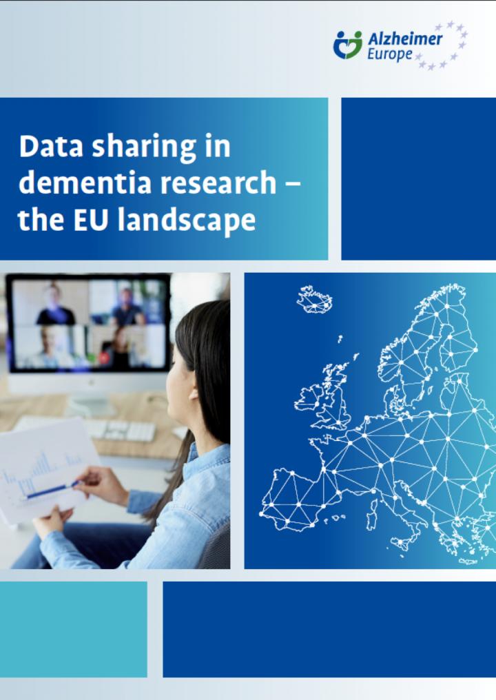 Cover of "Data sharing in dementia research - the EU landscape"