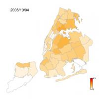 Flu Outbreaks by NYC Neighborhood, 2008-2013