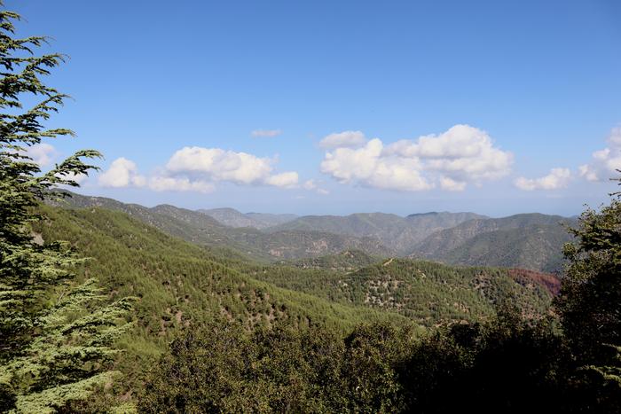 Troodos Mountains in western Cyprus