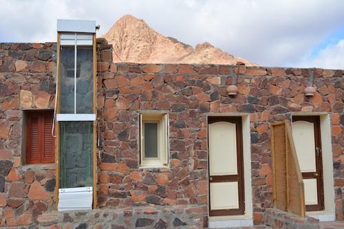 Trombe Wall Construction in Egypt