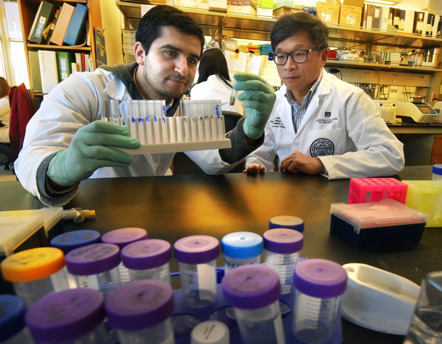 Mohammed L. Ibrahim and Dr. Kebin Liu, Medical College of Georgia at Augusta University